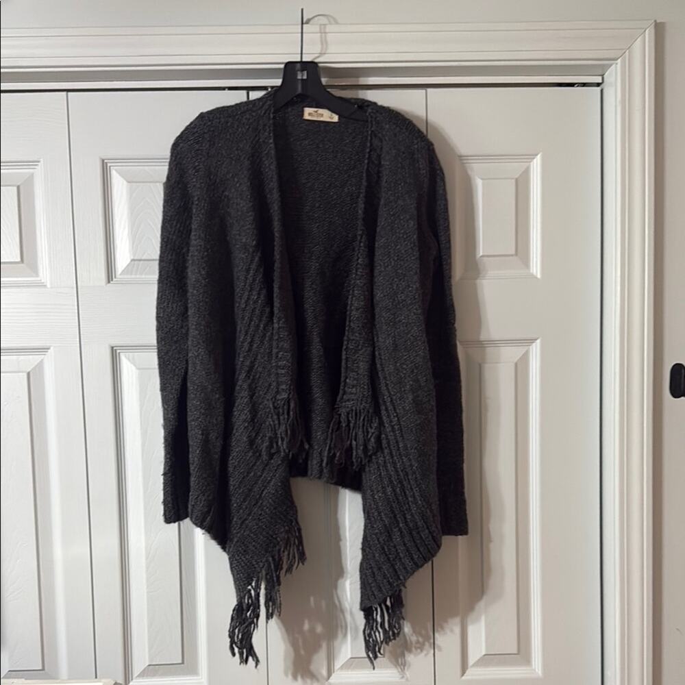 Hollister Gray Knit Shrug Sweater Size Large